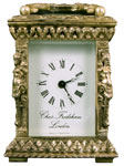  Silver carriage clock